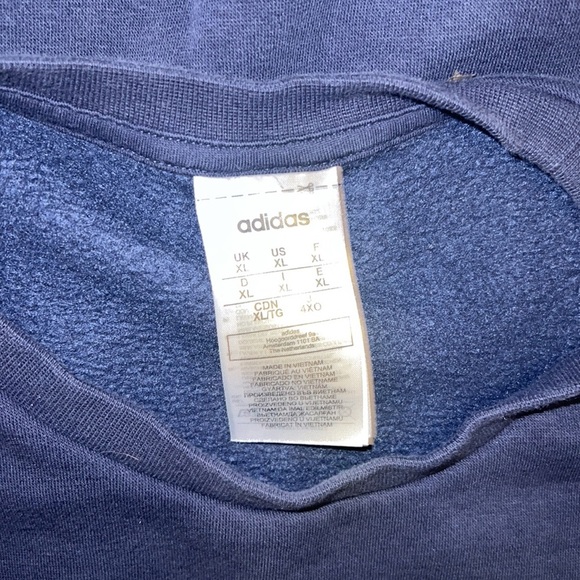adidas Men's Essentials 3-Stripes Fleece Crew - Picture 13 of 13